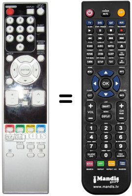 Replacement remote control REMCON500