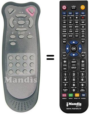 Replacement remote control REMCON1089