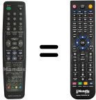 Gleichwertige Fernbedienung LG 6710V00005H Gleichwertige Fernbedienung LG 6710V00005H