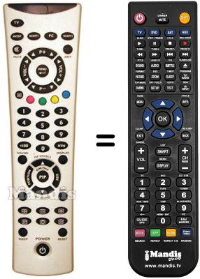 Gleichwertige Fernbedienung Medion REMCON1232