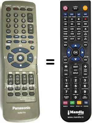 Gleichwertige Fernbedienung Panasonic N2QAKB000031