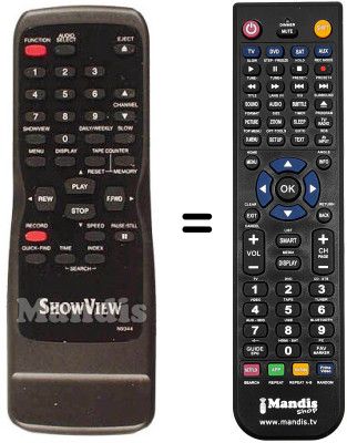 Gleichwertige Fernbedienung Funai 21A-620