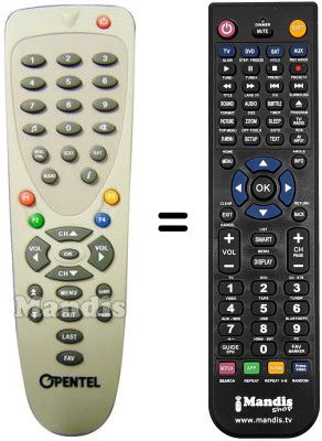 Gleichwertige Fernbedienung REMCON1285