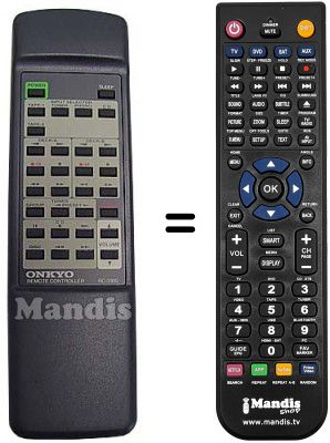 Gleichwertige Fernbedienung RC330S