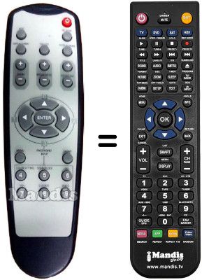 Replacement remote control Optoma WJF7923