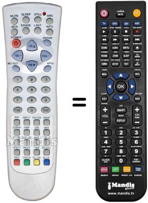Replacement remote control Daewoo PDP42IRAL Replacement remote control Daewoo PDP42IRAL