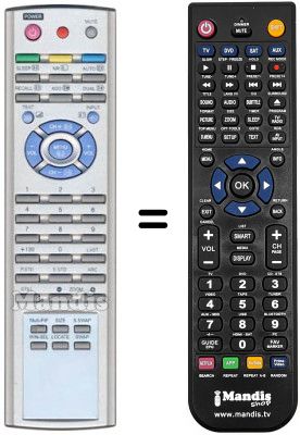 Replacement remote control Daewoo PDP42NESI-TN Replacement remote control Daewoo PDP42NESI-TN