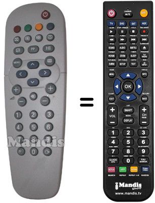 Gleichwertige Fernbedienung RCLE013