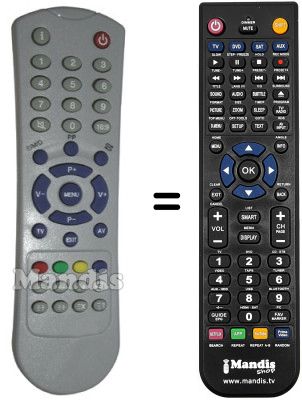 Replacement remote control Cinex TV56781