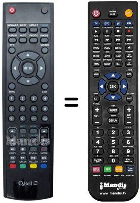 Gleichwertige Fernbedienung REMCON1235