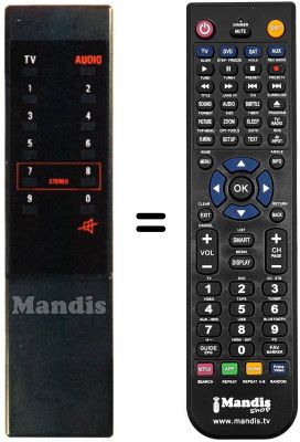 Gleichwertige Fernbedienung REMCON593