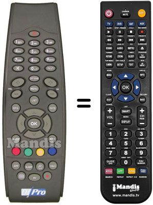 Replacement remote control RC39870B03-00