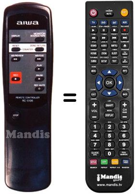 Replacement remote control RC-S106