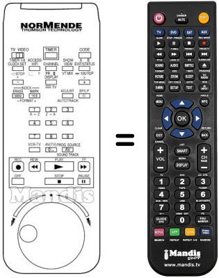 Replacement remote control Hitachi RC2208X