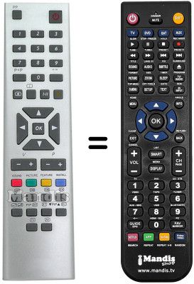 Gleichwertige Fernbedienung RC2445