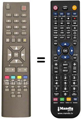 Gleichwertige Fernbedienung RC2445