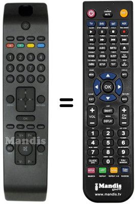 Gleichwertige Fernbedienung RC3902