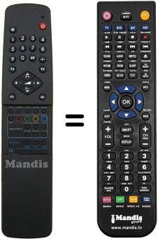 Gleichwertige Fernbedienung RC647340