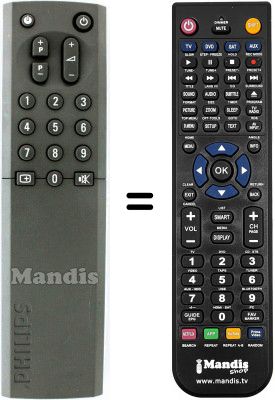 Replacement remote control LG RC9076