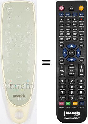 Replacement remote control Thomson XINOXTV Replacement remote control Thomson XINOXTV