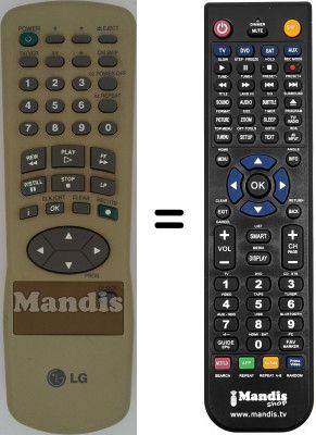 Gleichwertige Fernbedienung REMCON342 Gleichwertige Fernbedienung REMCON342