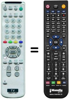 Replacement remote control RM837