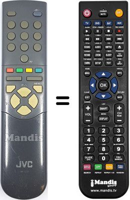 Replacement remote control JVC AV28WFX1