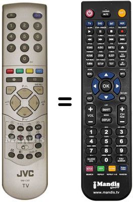 Replacement remote control JVC AV32D25