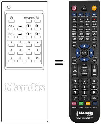 Replacement remote control REMCON330