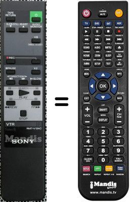 Gleichwertige Fernbedienung Sony EV-C500E