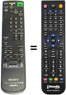 Gleichwertige Fernbedienung Philips RMT-V166A