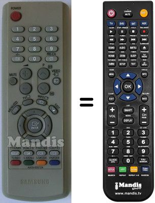 Replacement remote control Samsung CW29M064V