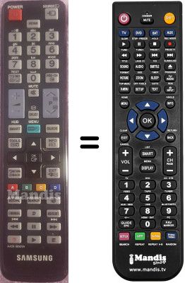 Gleichwertige Fernbedienung AA59-00509A Gleichwertige Fernbedienung AA59-00509A