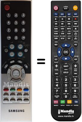 Gleichwertige Fernbedienung BN59-00434C