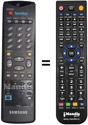 Replacement remote control Samsung AA59-00007K