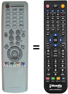 Replacement remote control Samsung BP5900062A