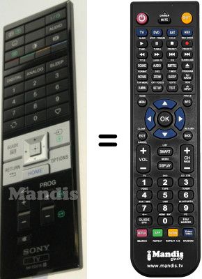 Replacement remote control Sony XEL-1