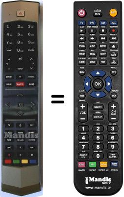 Gleichwertige Fernbedienung Tcl RC-651