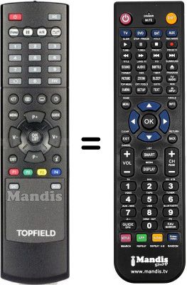 Replacement remote control Topfield TF7700HCCI