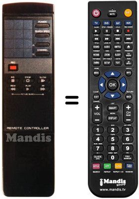 Replacement remote control REMCON1154