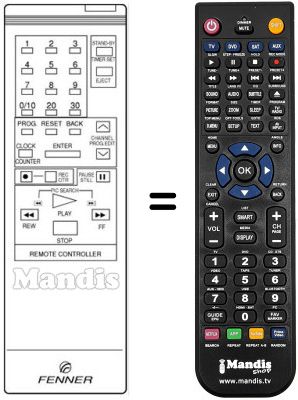 Replacement remote control REMCON697