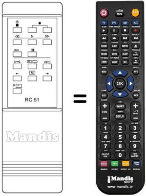Replacement remote control REMCON1218