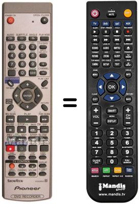 Gleichwertige Fernbedienung REMCON1168