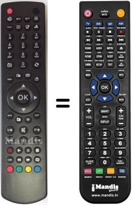 Replacement remote control FELSON F39BDC13