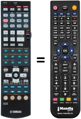 Gleichwertige Fernbedienung RAV326