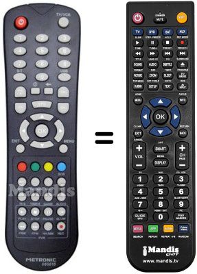 Gleichwertige Fernbedienung Metronic ZAP BOX EH-M5