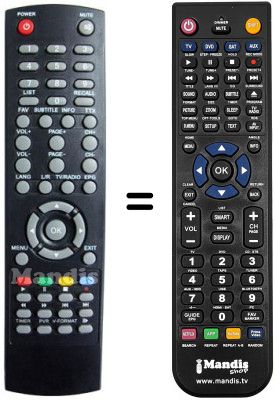 Replacement remote control DICRA DT009STB