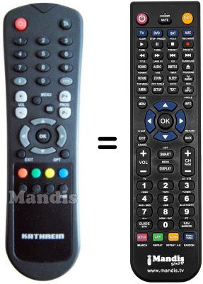 Replacement remote control DIGI HSS1160NA