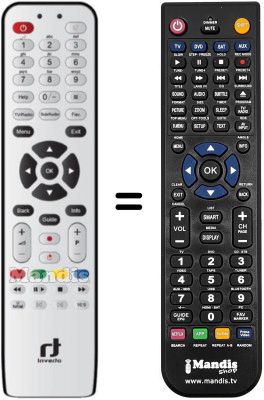 Replacement remote control Inverto IDL6651N