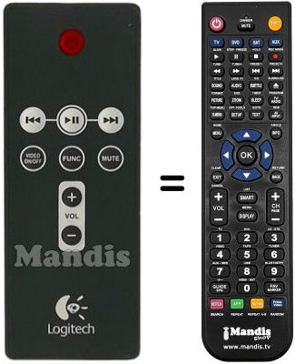 Replacement remote control LOG006